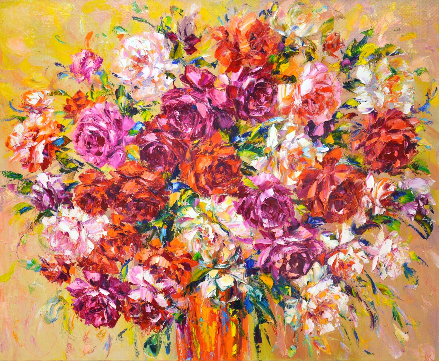 Roses for good luck. Iryna Kastsova