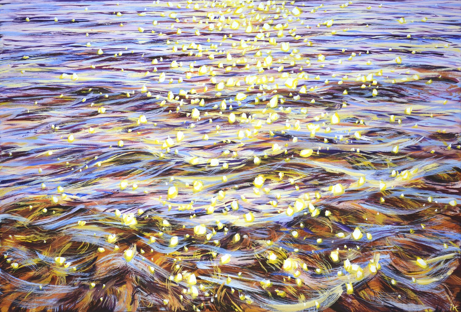 Sun glare. Clear water. Iryna Kastsova