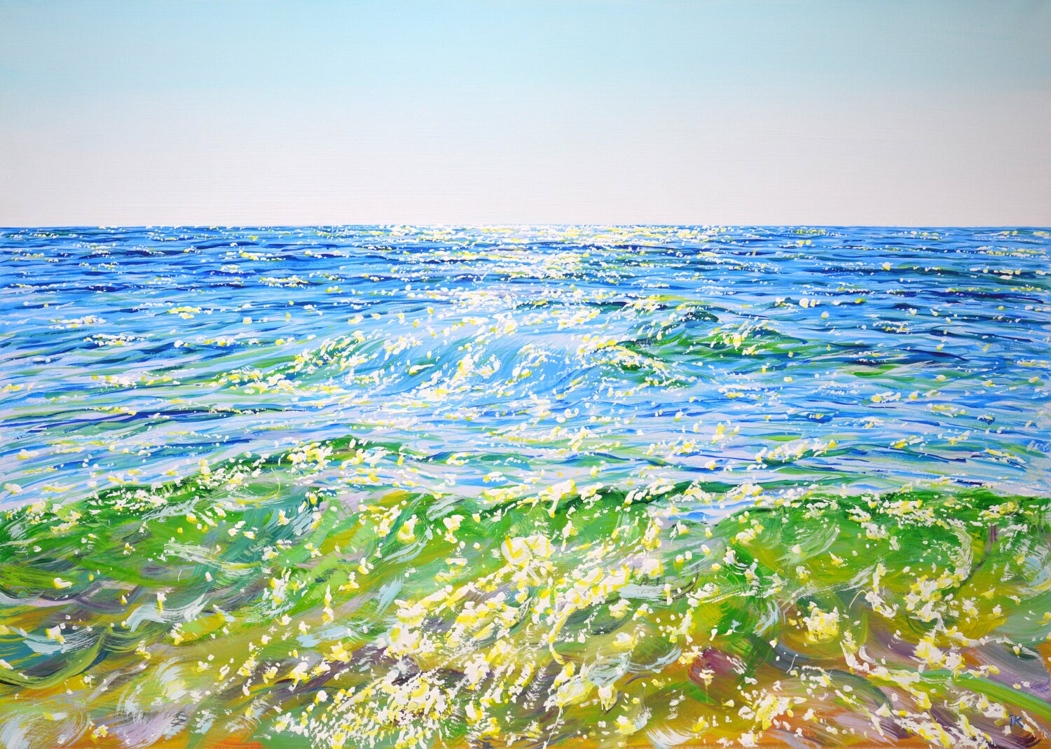 Music of the sea. Iryna Kastsova Originalgemälde zu verkaufen