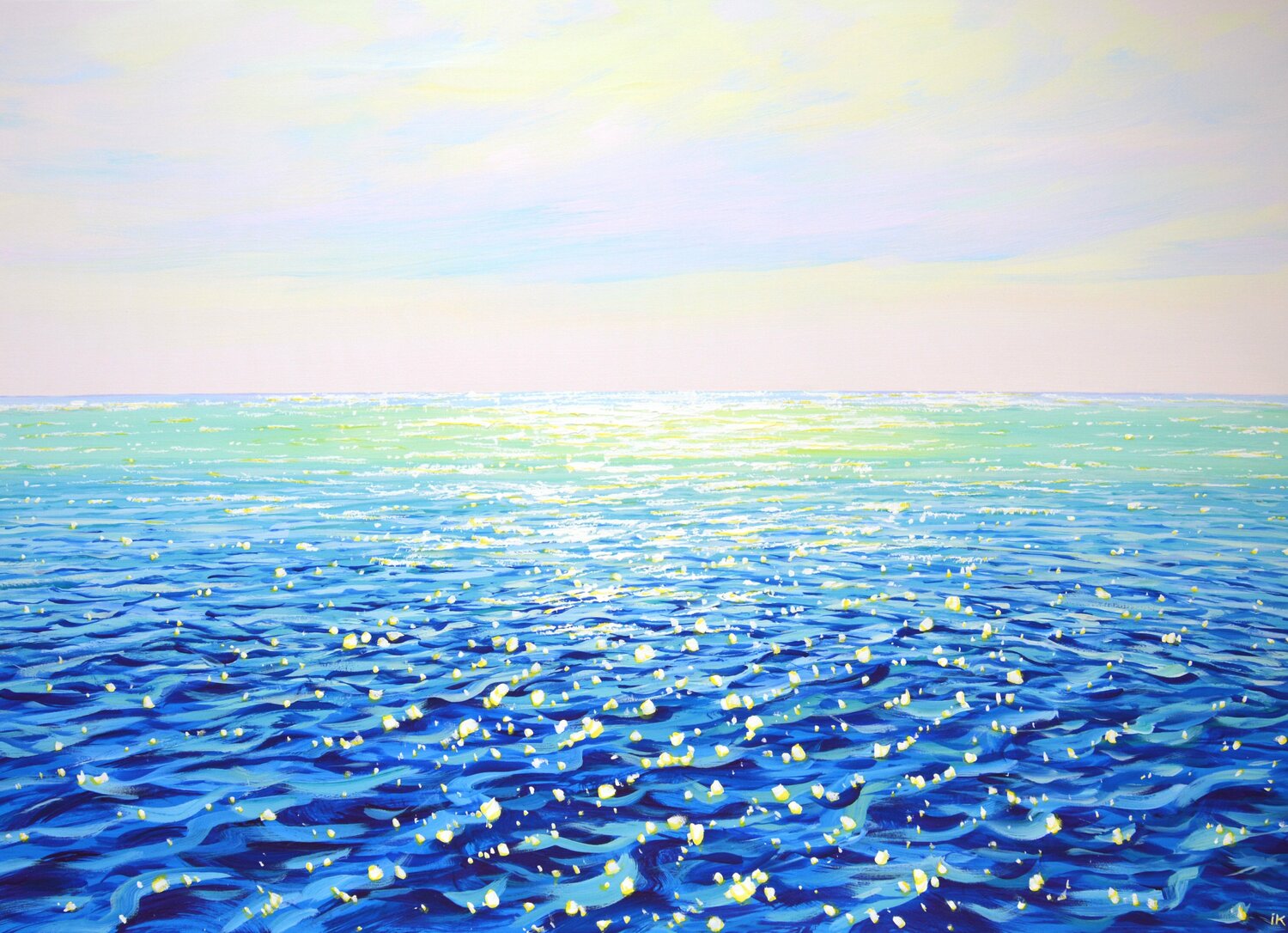 The vastness of the ocean. Iryna Kastsova Originalgemälde zu verkaufen