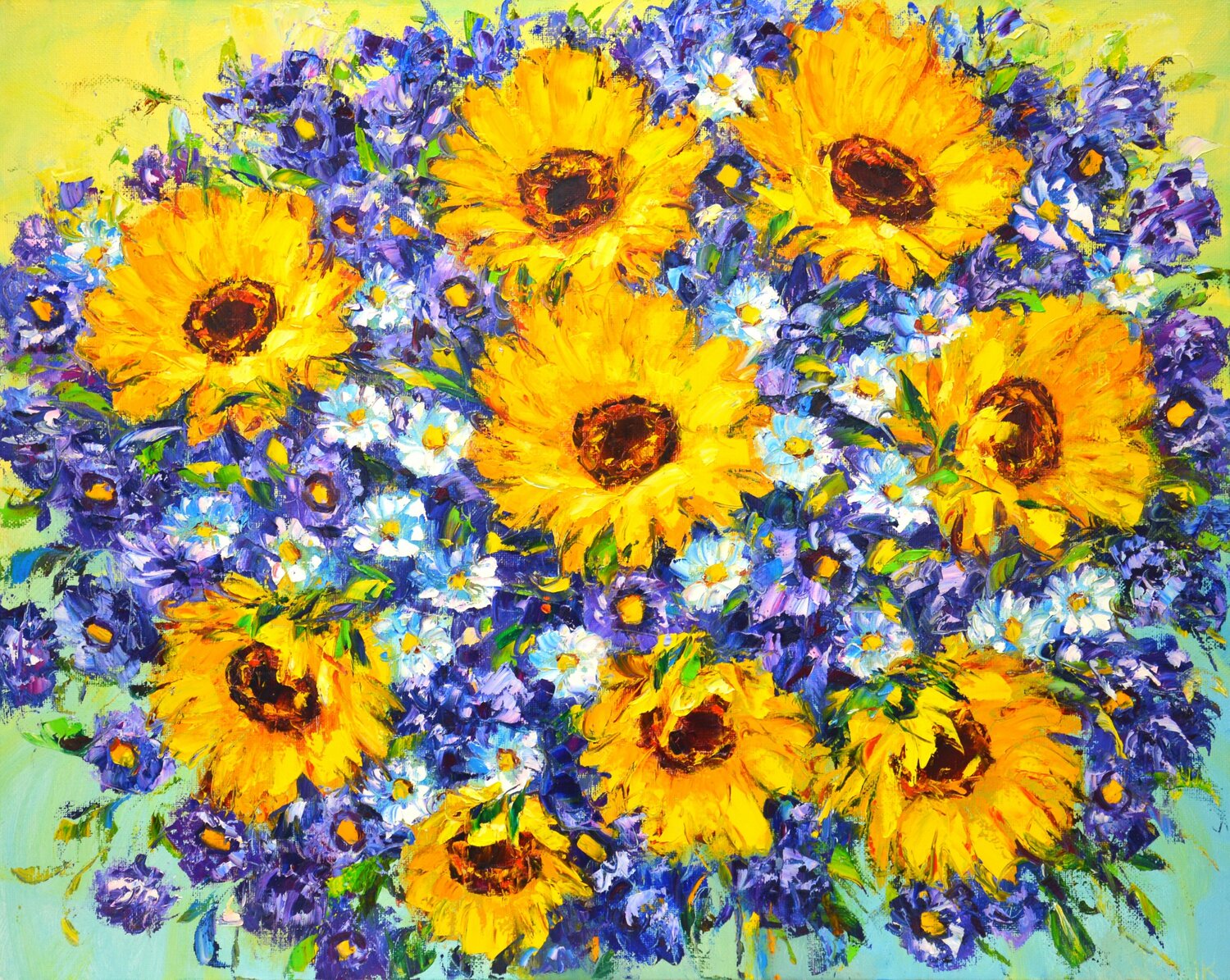 Sunflowers 19. Iryna Kastsova