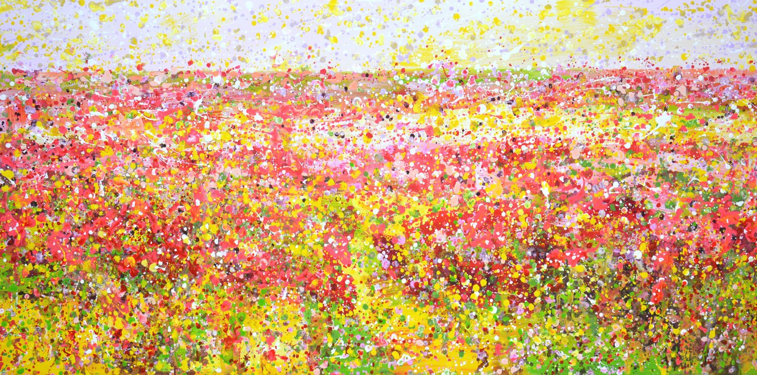Flower field. Summer. Iryna Kastsova
