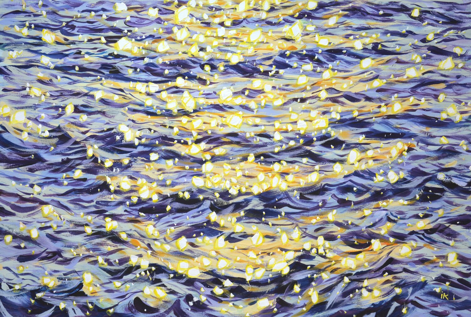 Evening glare on the water 8. Iryna Kastsova