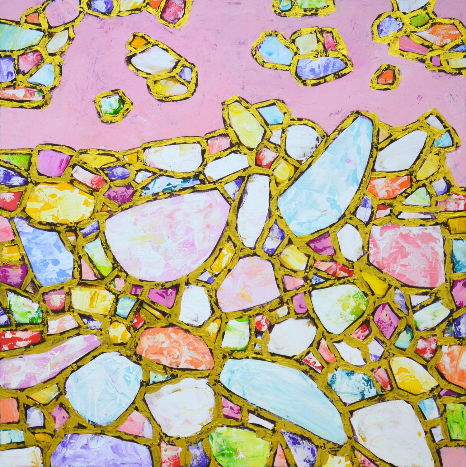Pink and Gold. Iryna Kastsova