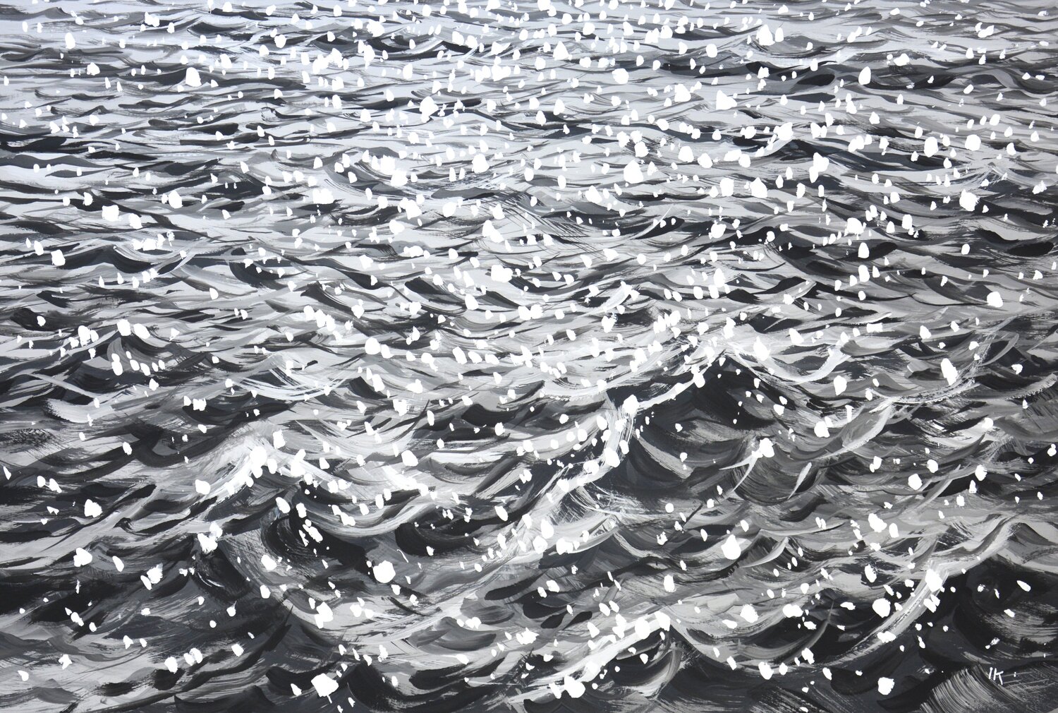 The silence of the ocean 2. Iryna Kastsova Originalgemälde zu verkaufen