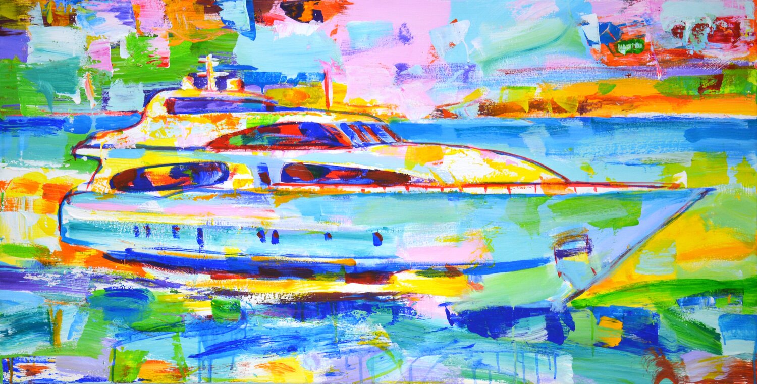 Yacht. Expression. Iryna Kastsova