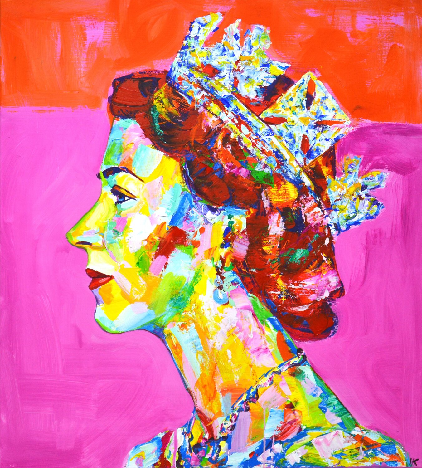 Queen Elizabeth II. Iryna Kastsova