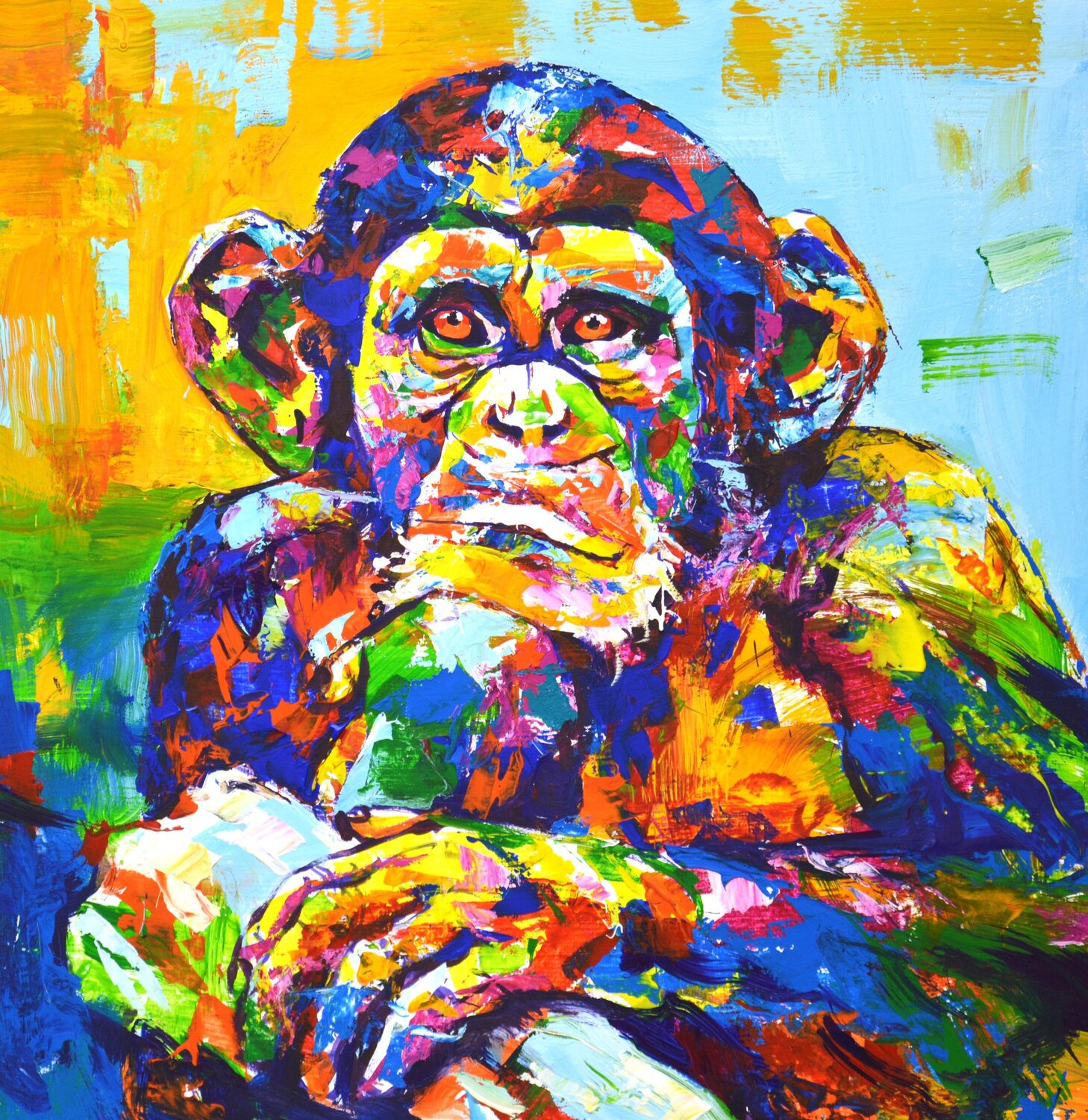 A monkey. Iryna Kastsova