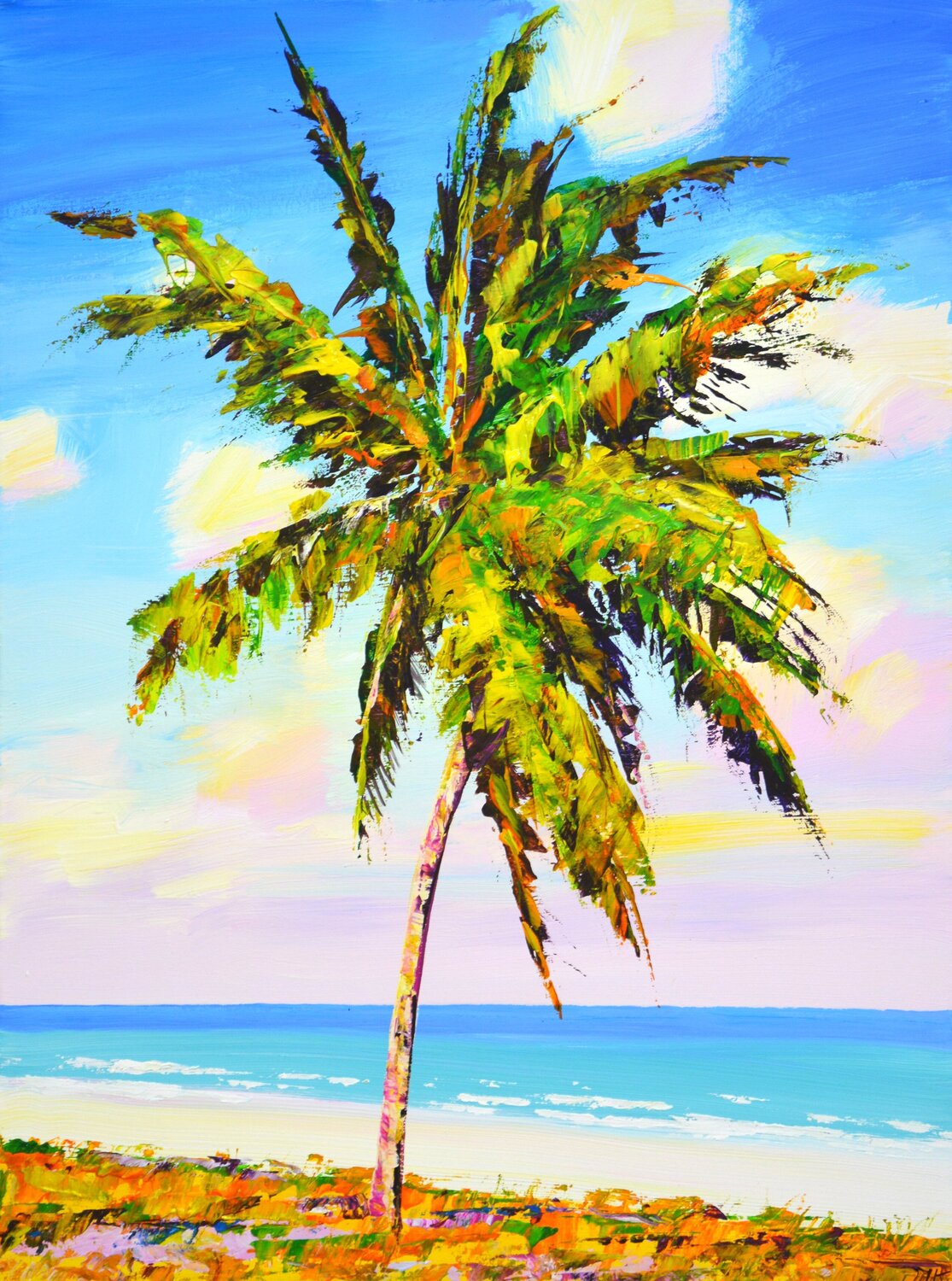 Palm. Ocean 3. Iryna Kastsova