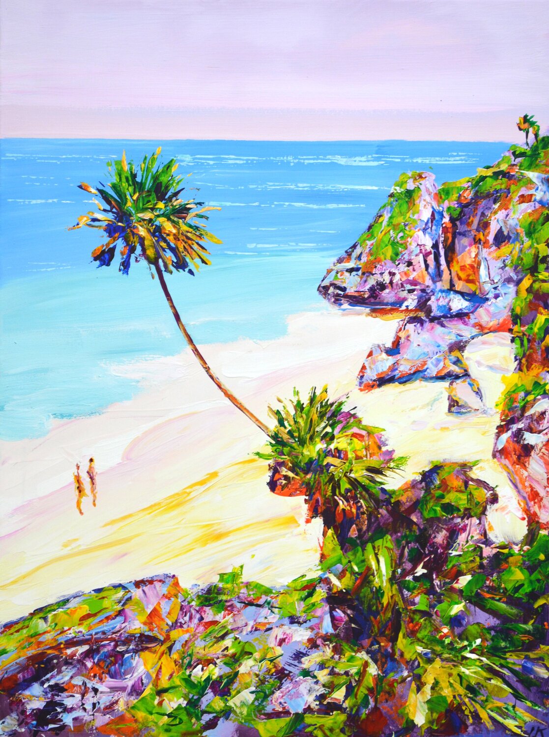 Ocean. Palm trees 33. Iryna Kastsova