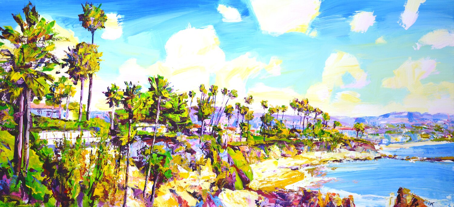 California. Palm trees. Beach. Iryna Kastsova