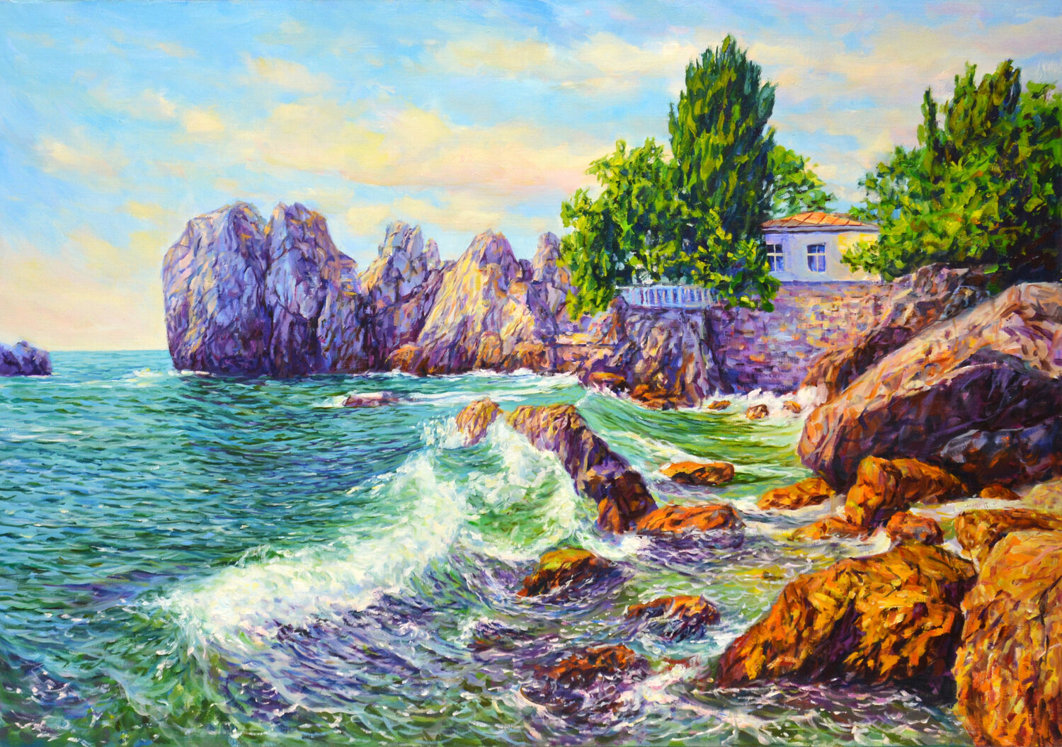 Sea. Rocks. The stones. Iryna Kastsova