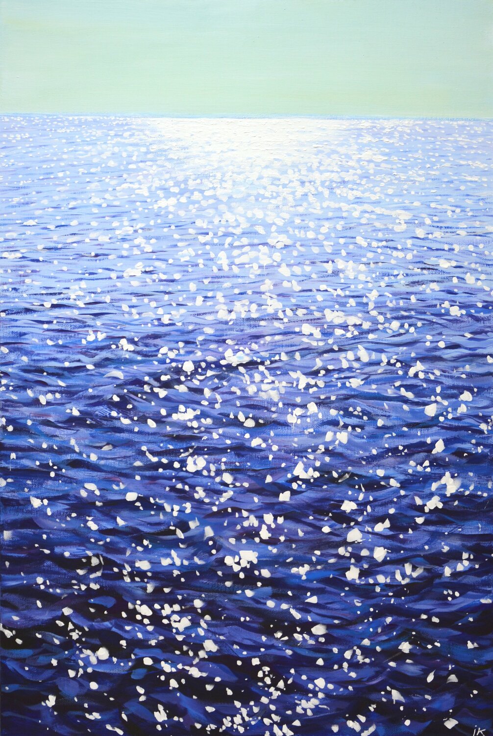 Dancing glare on the water. Iryna Kastsova