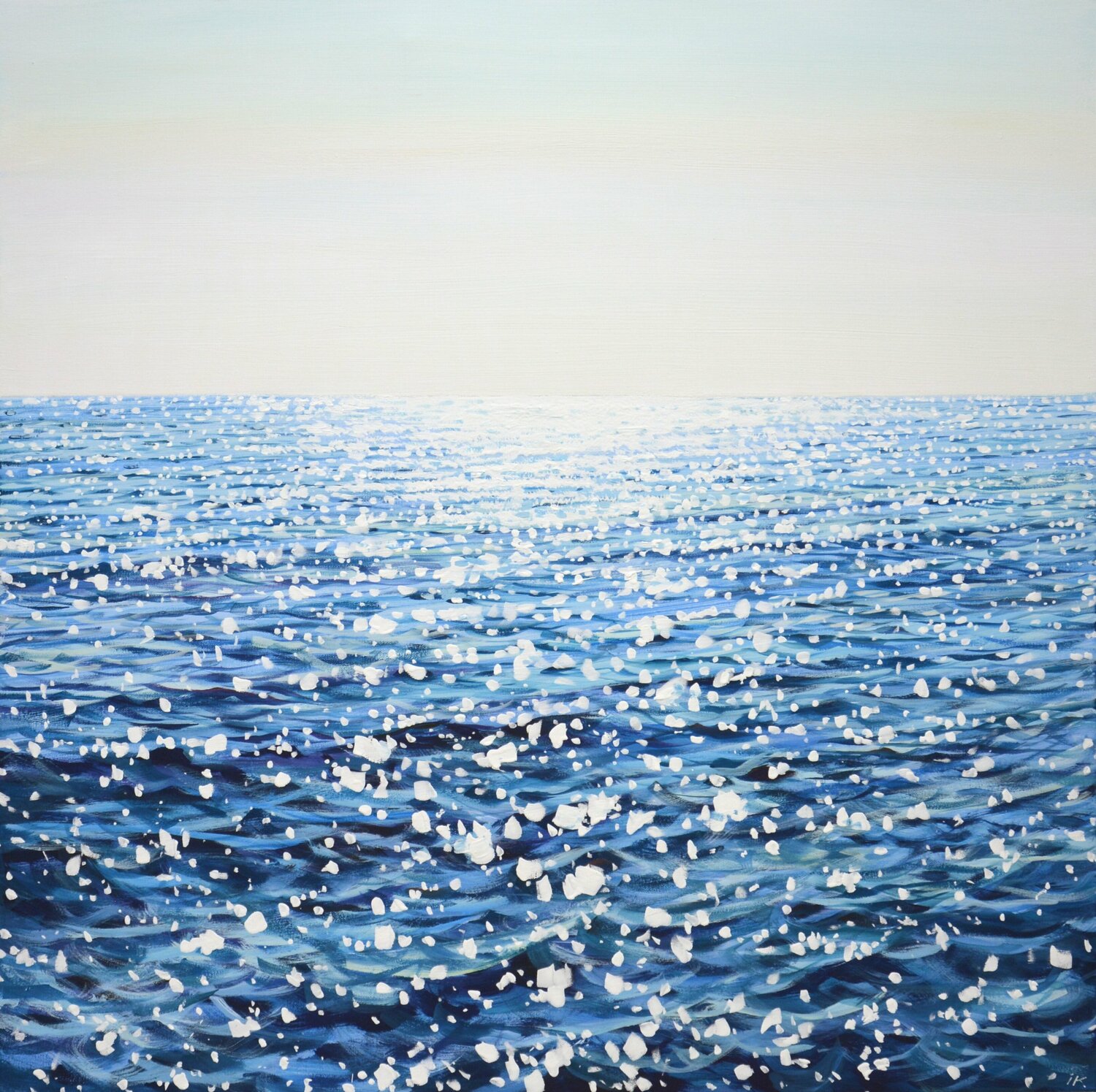 Shining water and clear sky. Iryna Kastsova