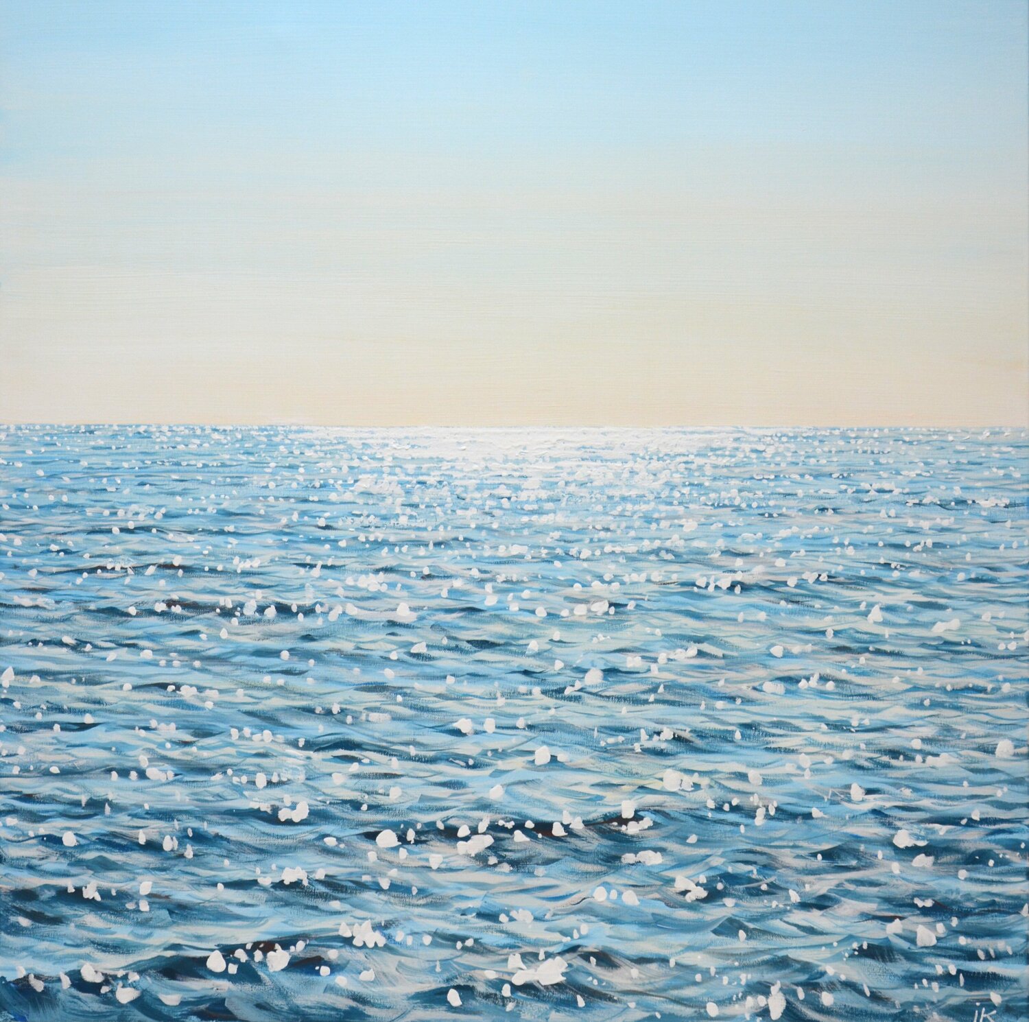 The magical glow of the ocean. Iryna Kastsova Originalgemälde zu verkaufen