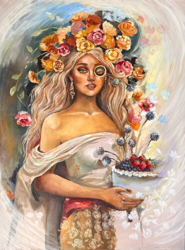 The depth of the inner world de Lusine Keryan, Pintura a la venta en Singulart