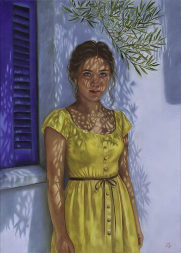 It's yellow time by Szilvia Németh, Painting for Sale on Singulart