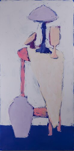 Still Life with a Lamp de Angelina Gafynets, Pintura a la venta en Singulart