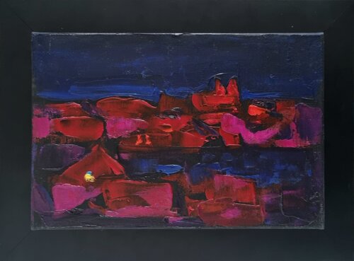 Uzhhorod. Evening de Angelina Gafynets, Pintura a la venta en Singulart