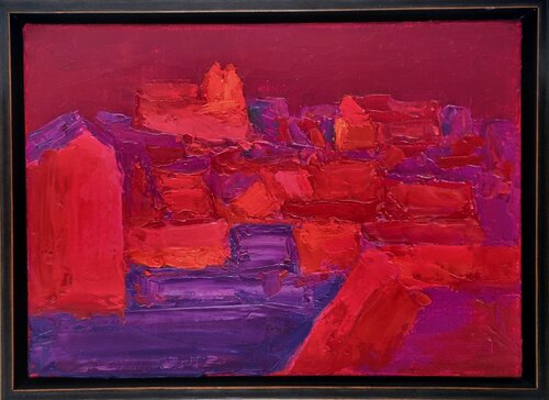 Uzhhorod. Evening van Angelina Gafynets, Schilderij te koop op Singulart