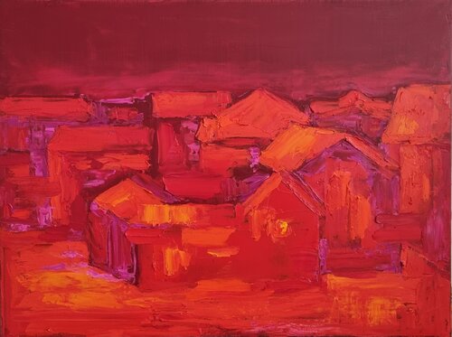 Evening Reverie by Angelina Gafynets, Painting for Sale on Singulart