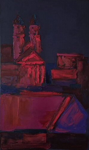 Cathedral di Angelina Gafynets, Pittura in vendita su Singulart