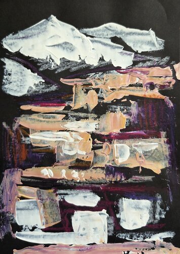 Carpathians par Angelina Gafynets, Œuvre sur papier en vente sur Singulart
