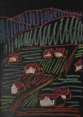 Carpathians de Angelina Gafynets, Obra en papel a la venta en Singulart