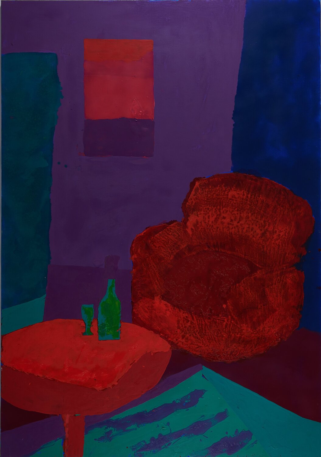 Interior with a Red Armchair Angelina Gafynets