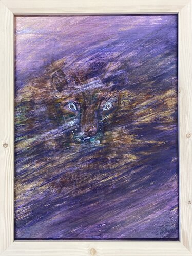 Das Auge hinter dem Ich - The Eye beyond the Self von Doris Weglehner, Malerei kaufen auf Singulart