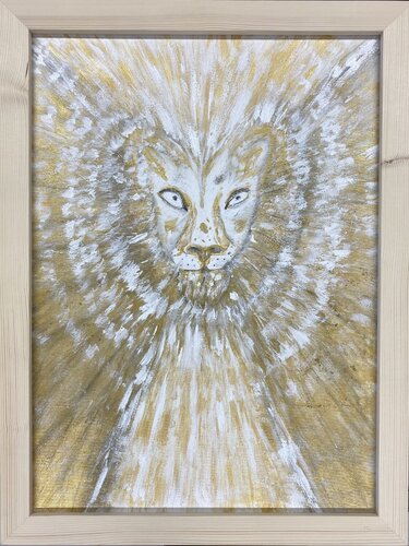 Goldene Wacht - The Aureate Sentinel di Doris Weglehner, Pittura in vendita su Singulart