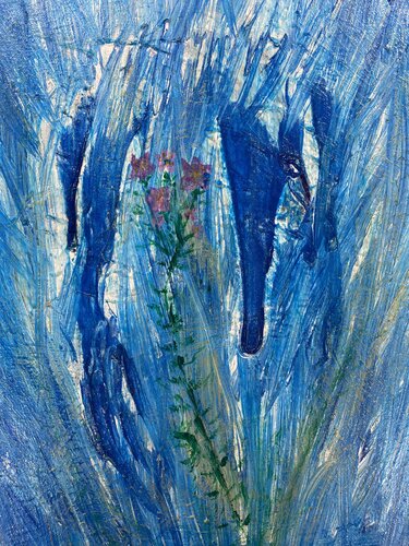 Blütenkraft di Doris Weglehner, Pittura in vendita su Singulart