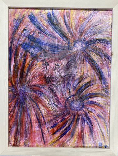 Explodierendes Erwachen - Exploding Awakening di Doris Weglehner, Pittura in vendita su Singulart