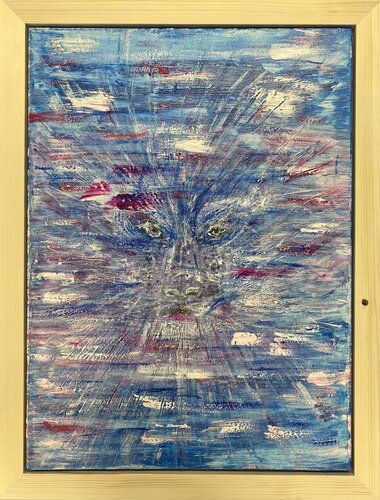 Gesehen werden heißt bleiben - To be seen means to stay di Doris Weglehner, Pittura in vendita su Singulart