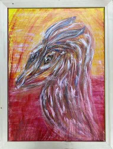 Gesang der Lüfte - Song of the skies by Doris Weglehner, Painting for Sale on Singulart