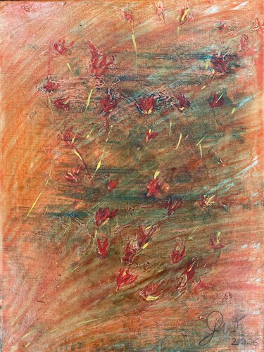 Blütenkraft di Doris Weglehner, Pittura in vendita su Singulart