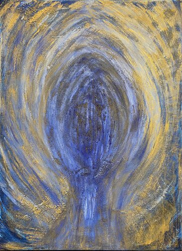 Innerer Tempel - Inner Tempel par Doris Weglehner, Peinture en vente sur Singulart