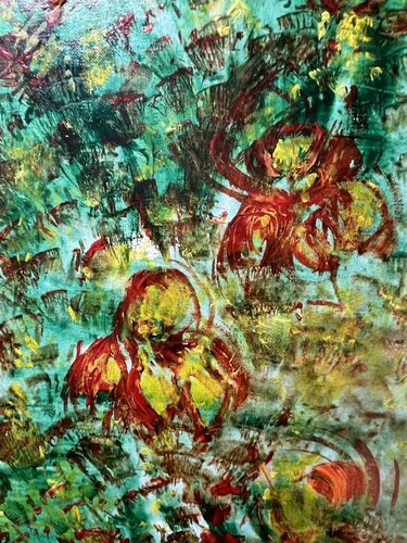 Blütenkraft by Doris Weglehner, Painting for Sale on Singulart