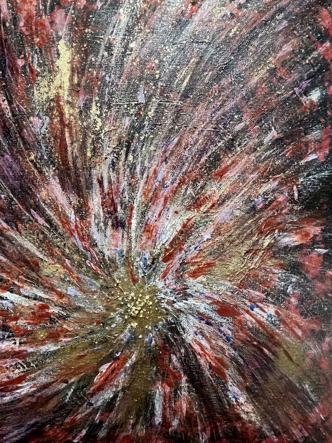 Blütenkraft Doris Weglehner Original painting for sale
