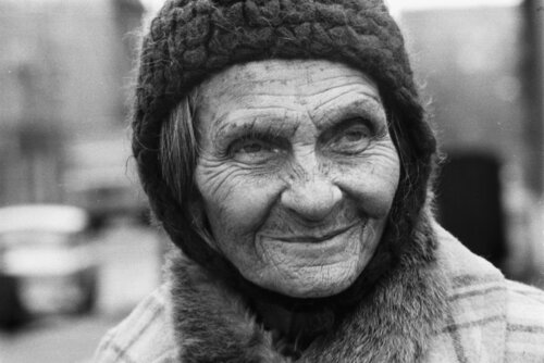 Gesicht, Strassenbegegnung de Harald Hauswald, Fotografía a la venta en Singulart