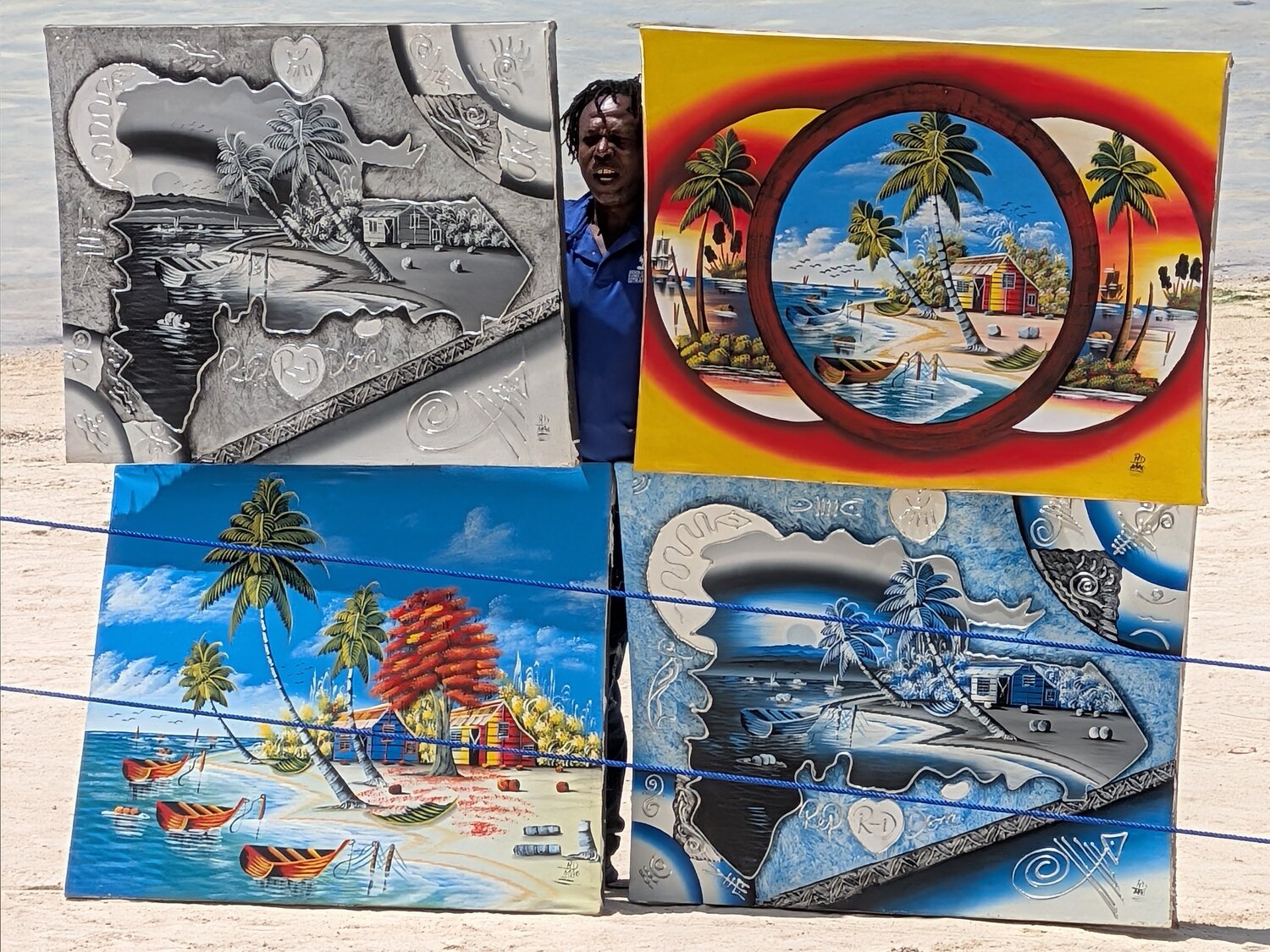 Kunst am Strand, Boca Chica Harald Hauswald