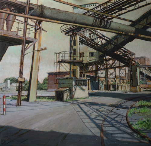 Usine 2.1 van Claude Delamarre, Schilderij te koop op Singulart