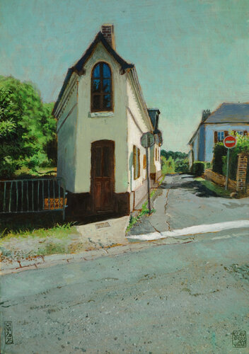 Une maison en Somme 1.1 par Claude Delamarre, Peinture en vente sur Singulart