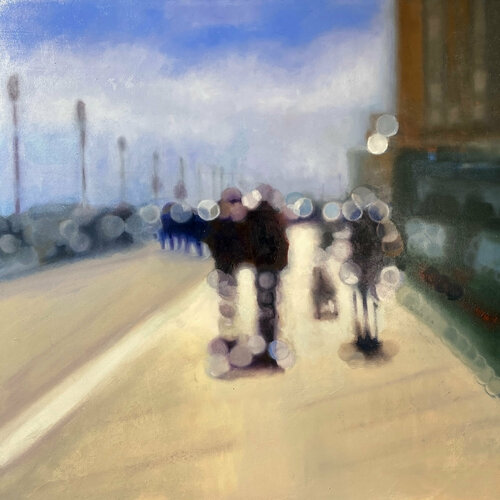 Boardwalk van Dennis Crayon, Schilderij te koop op Singulart