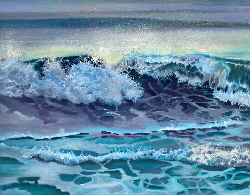 Pura Vida Wave by Dennis Crayon, 油畫 for Sale on Singulart
