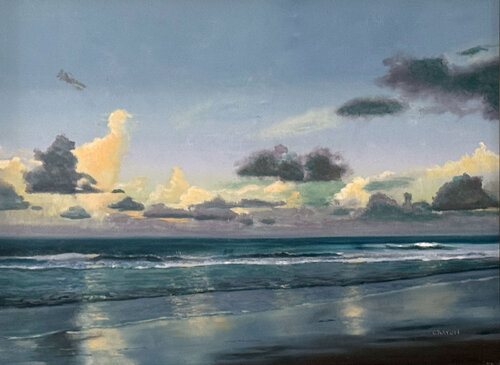 When the Day Lets Go Painting van Dennis Crayon, Schilderij te koop op Singulart