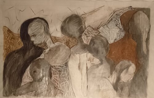 Jeux de rôle by Pascal Maffre, Drawing for Sale on Singulart