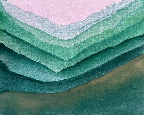 Sunrise in the Green Mountains by Laura Thomas, Painting for Sale on Singulart