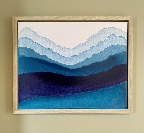 Jeweled Mountains di Laura Thomas, Pittura in vendita su Singulart
