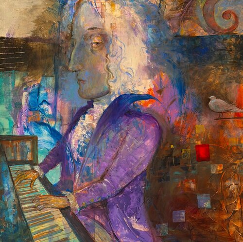 SCARLATTI van James Griffin, Schilderij te koop op Singulart